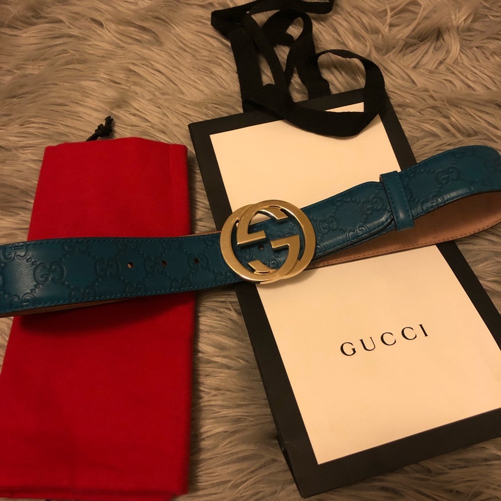 Gucci signature belt size 80
